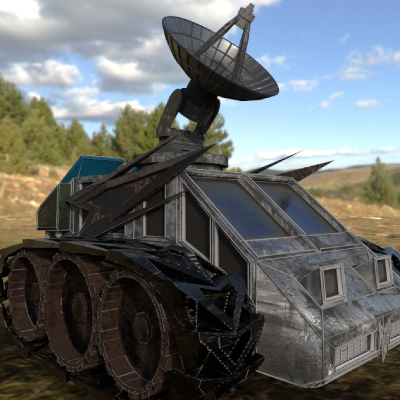 Cyberpunk Vehicle (3d Model)